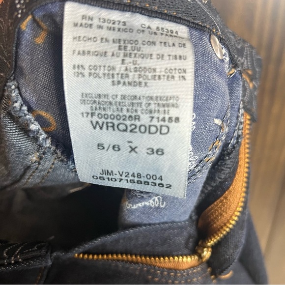 Wrangler Q-Baby Ultimate Riding Jeans for Ladies -Size 5/6x36- - Picture 3 of 8